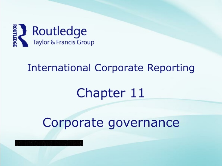 international corporate reporting