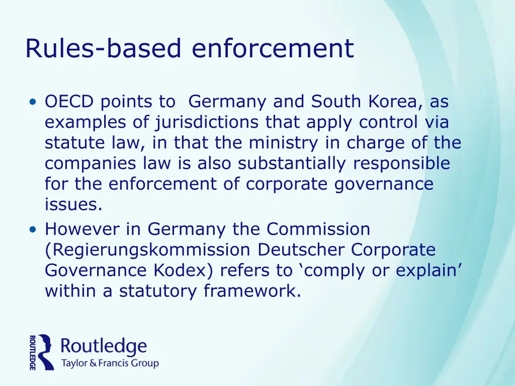 rules based enforcement