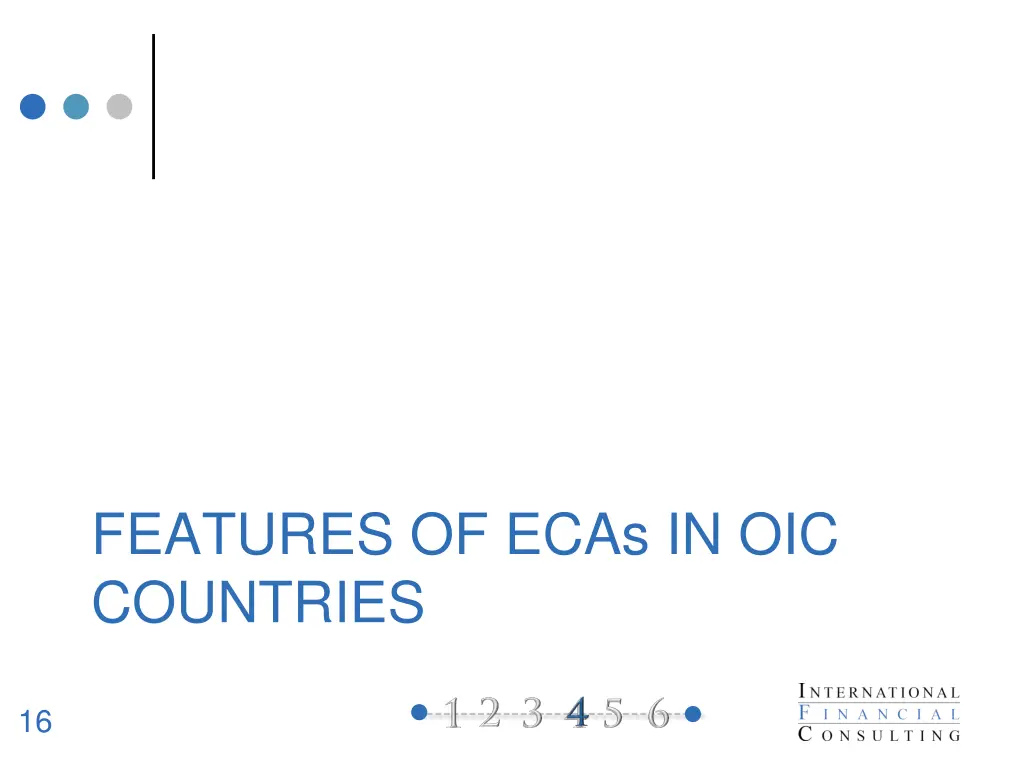 features of ecas in oic countries