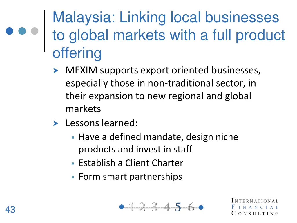malaysia linking local businesses to global