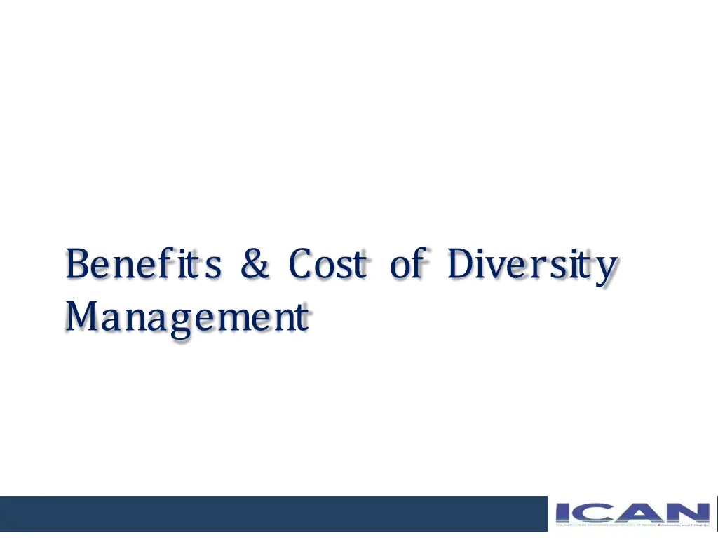 benefits cost of diversity management