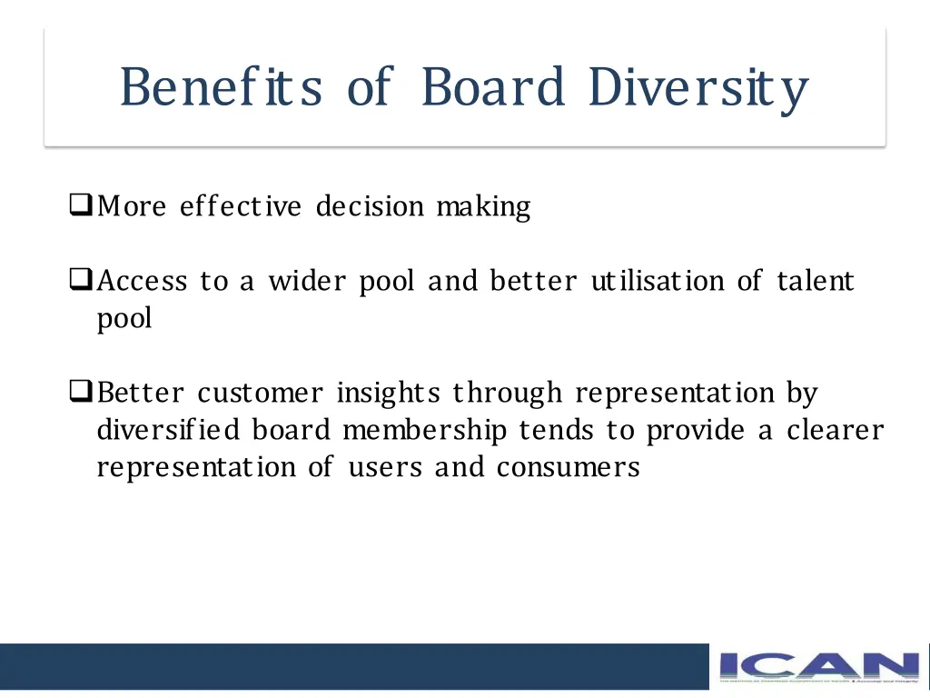 benefits of board diversity