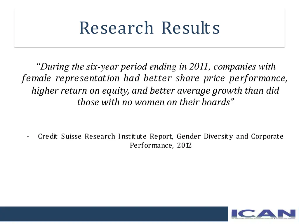 research results 1