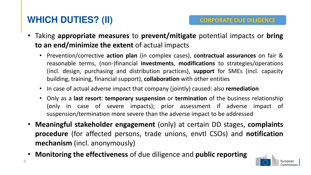 which duties ii