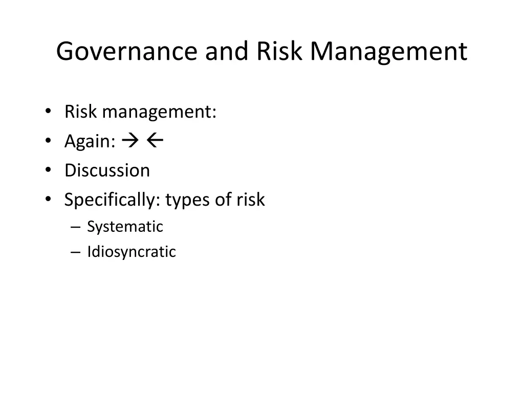 governance and risk management 2