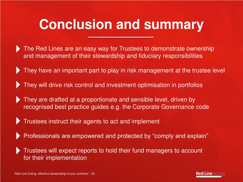 conclusion and summary