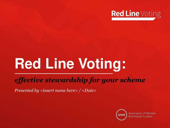 red line voting
