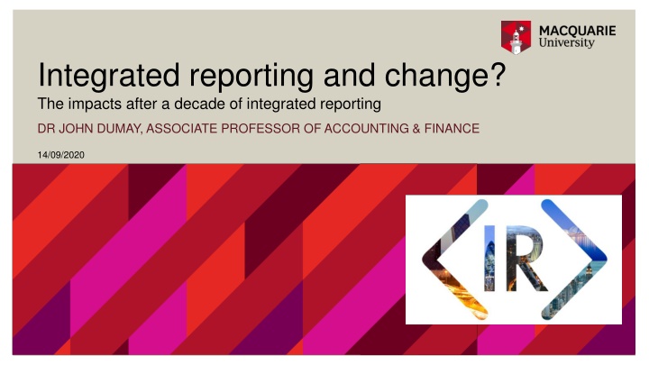 integrated reporting and change the impacts after