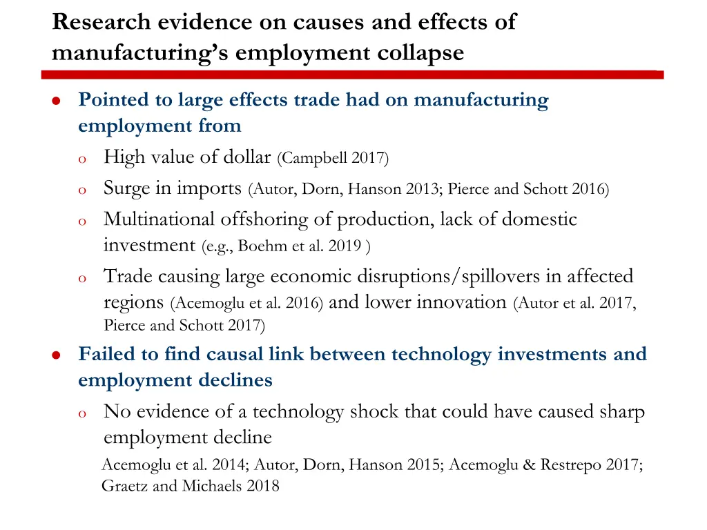 research evidence on causes and effects
