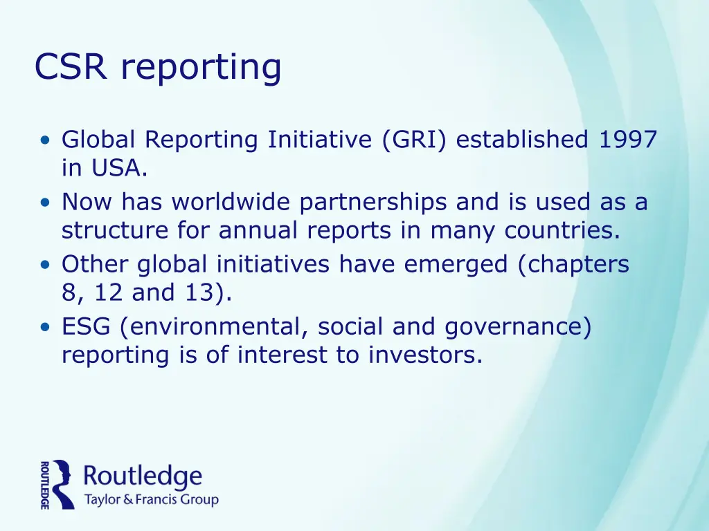 csr reporting