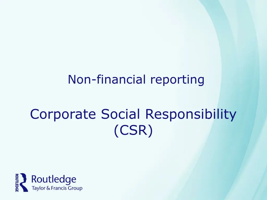 non financial reporting 1