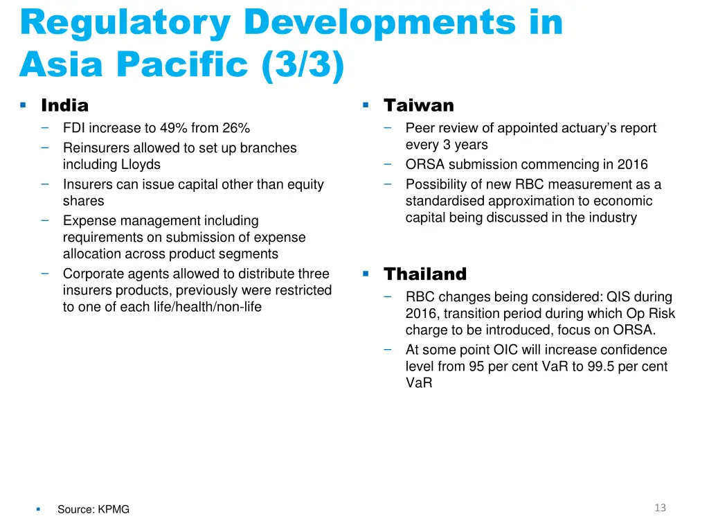 regulatory developments in asia pacific 3 3 india
