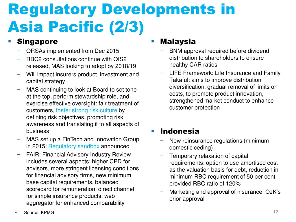 regulatory developments in asia pacific