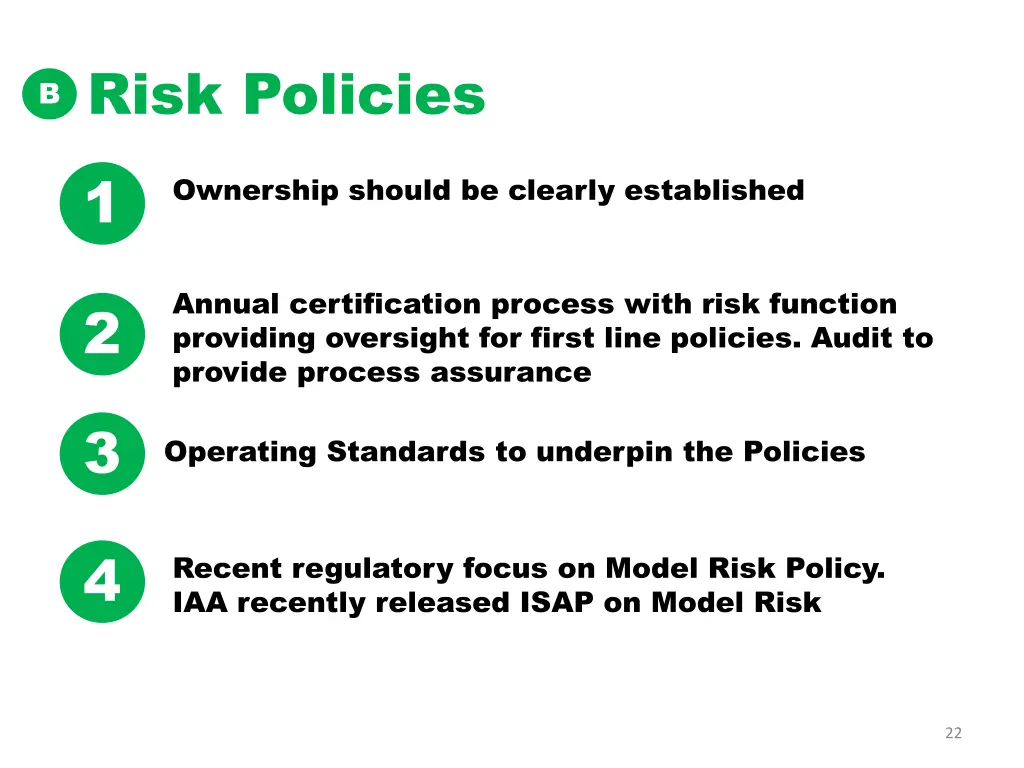 risk policies