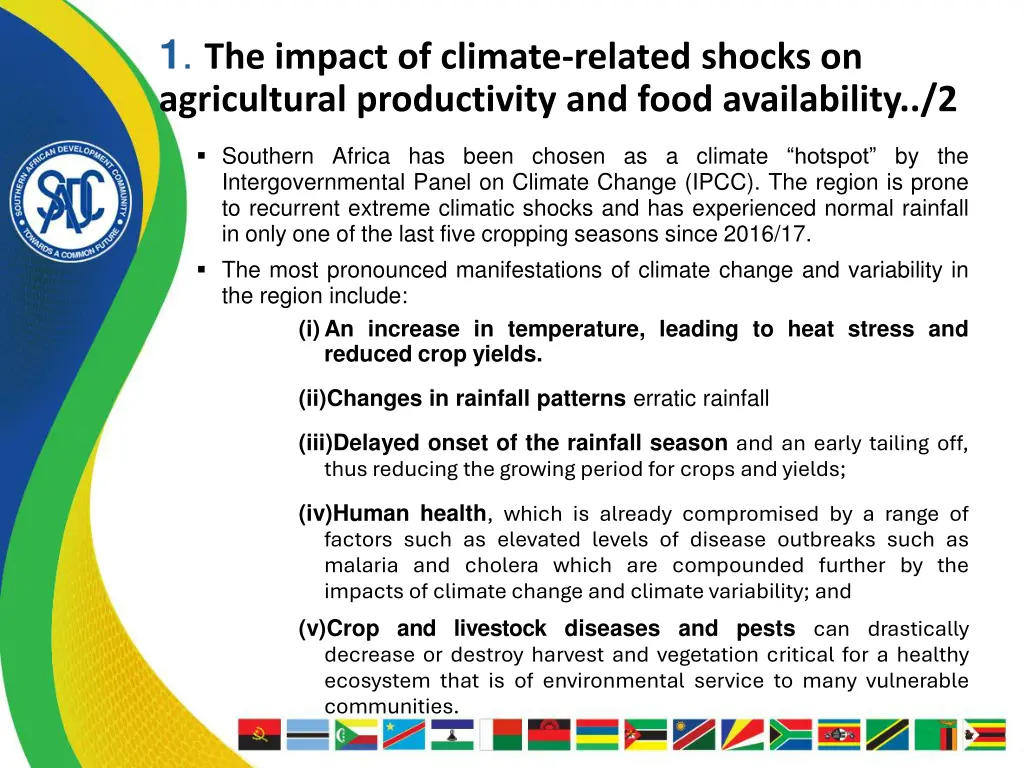 1 the impact of climate related shocks 1