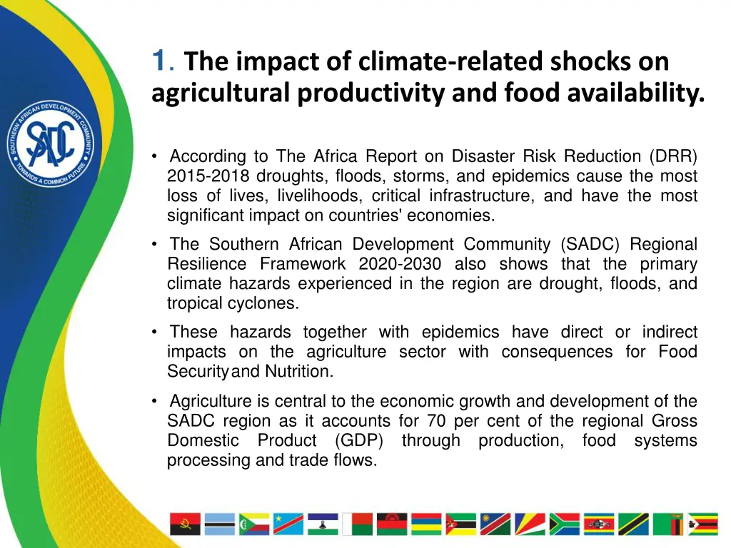 1 the impact of climate related shocks
