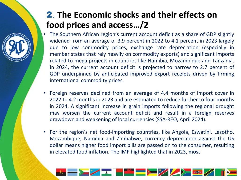 2 the economic shocks and their effects on food 1
