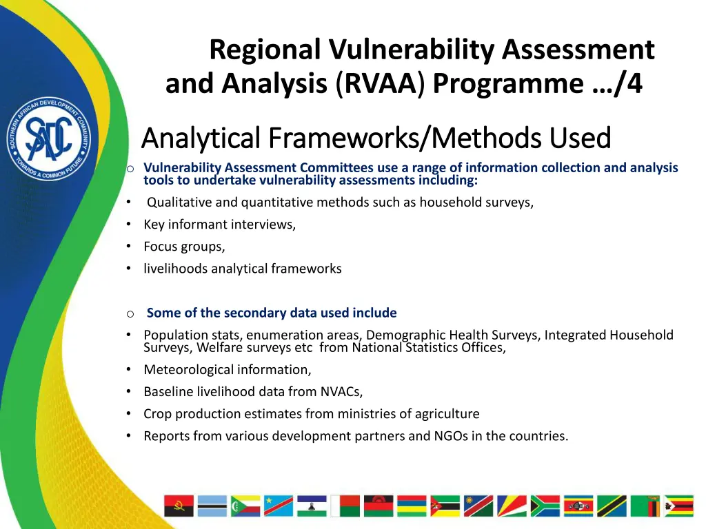 regional vulnerability assessment and analysis 3