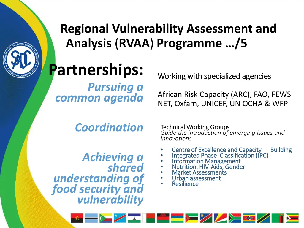 regional vulnerability assessment and analysis 4