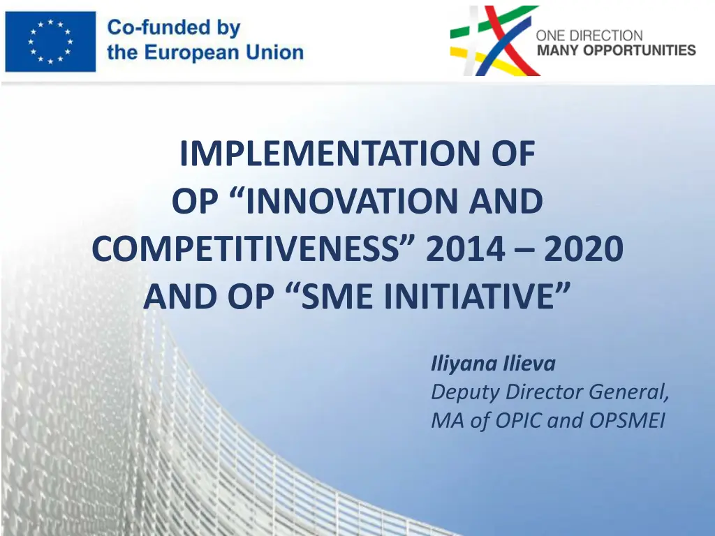 implementation of op innovation