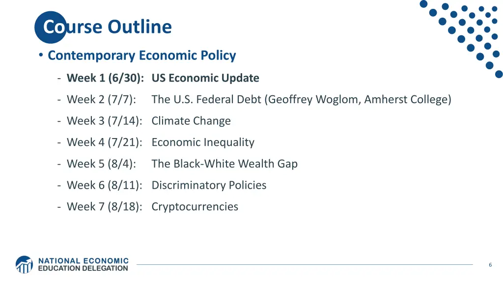 course outline