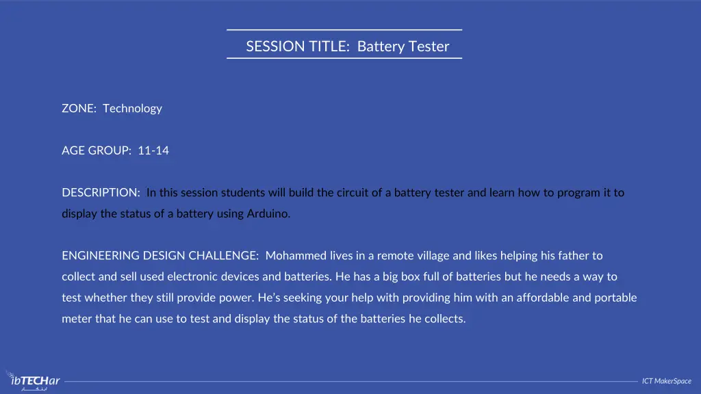 session title battery tester
