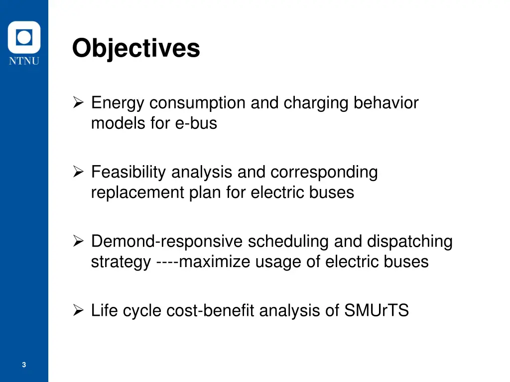 objectives