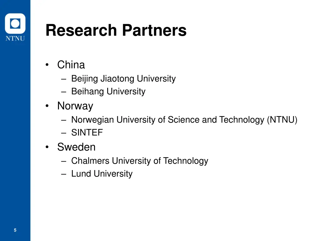 research partners