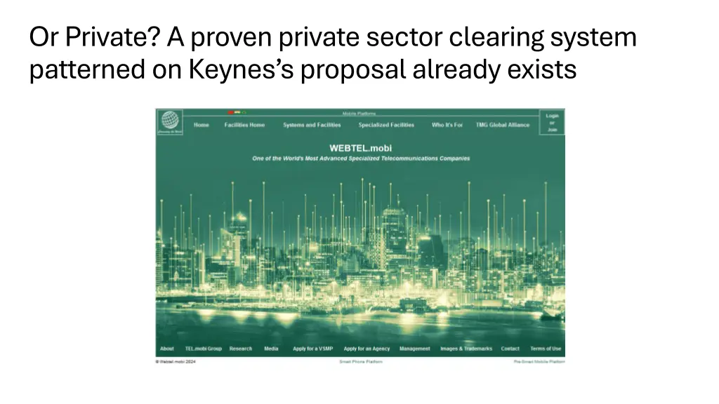 or private a proven private sector clearing