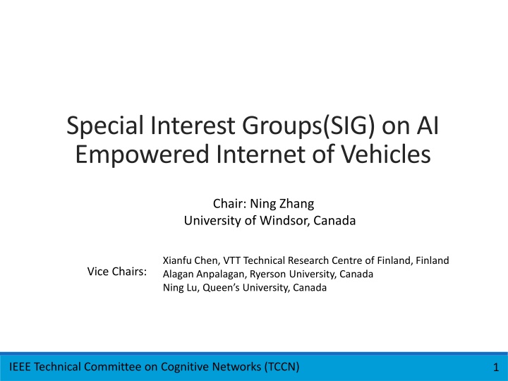 special interest groups sig on ai empowered