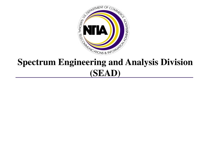 spectrum engineering and analysis division sead