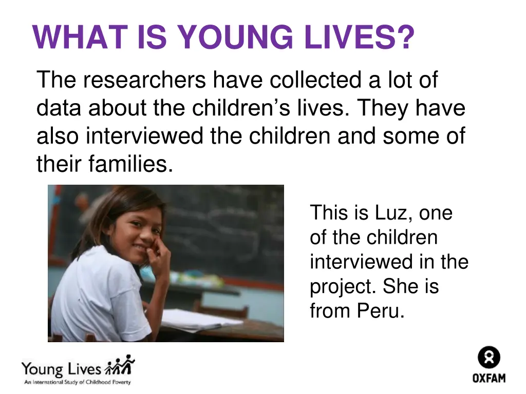 what is young lives the researchers have