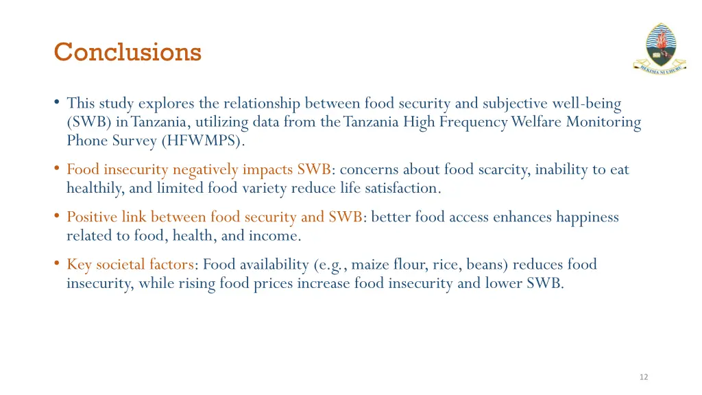 conclusions