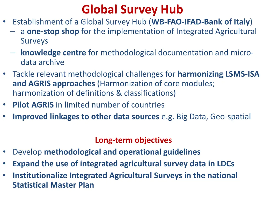 global survey hub