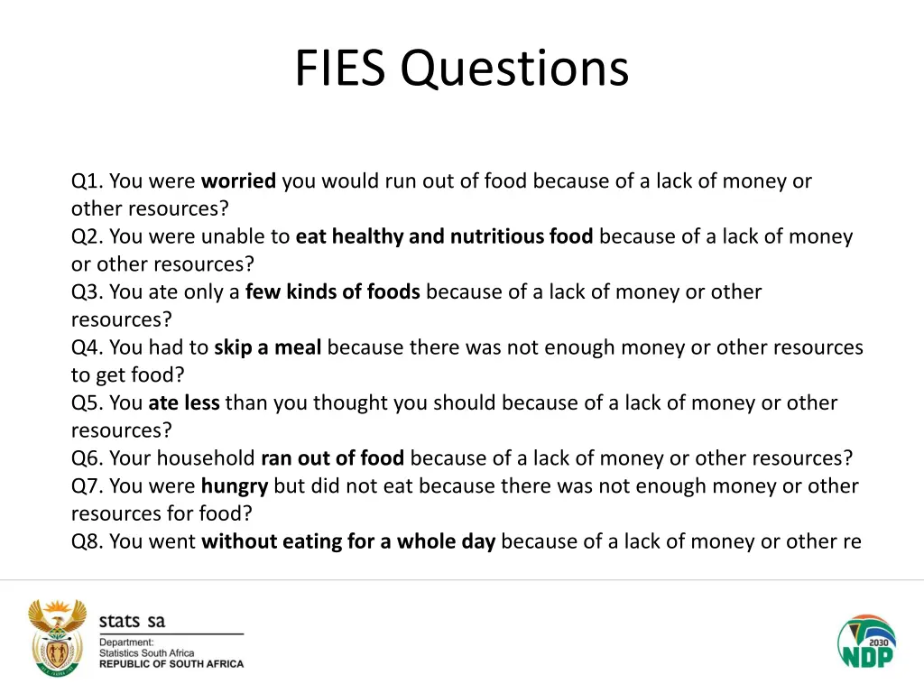 fies questions