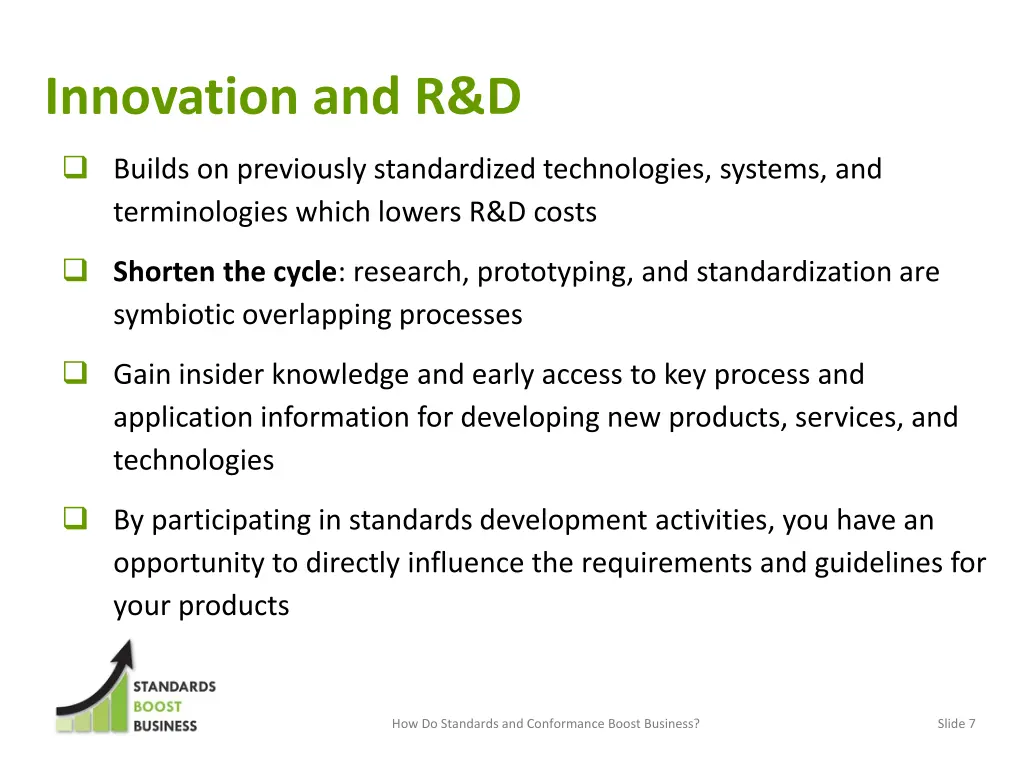innovation and r d