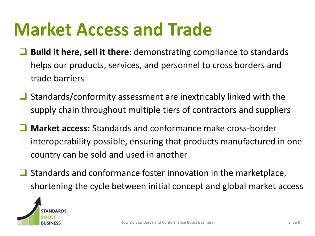 market access and trade