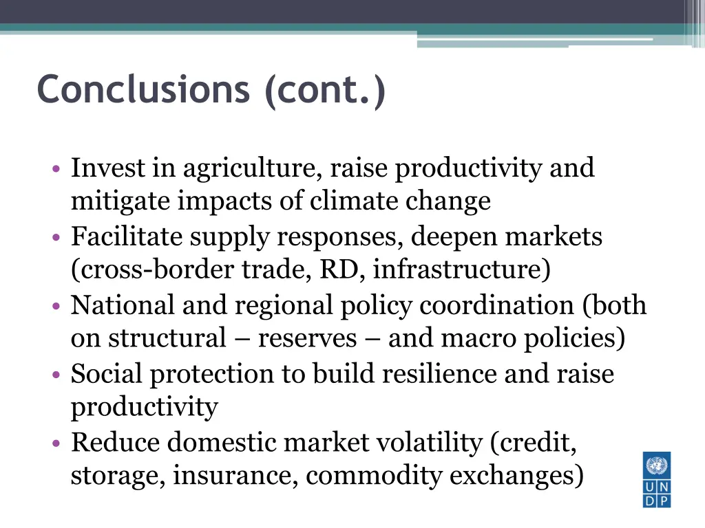 conclusions cont