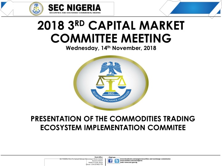 2018 3 rd capital market committee meeting
