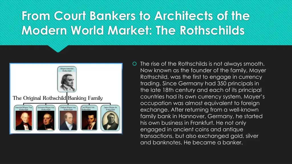 from court bankers to architects of the modern