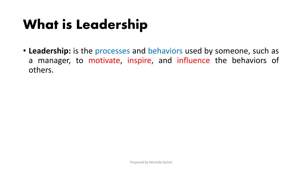 what is leadership