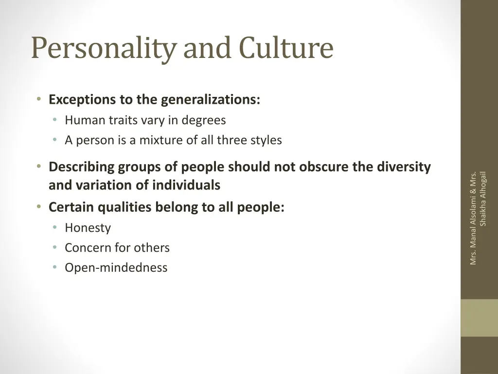 personality and culture 3