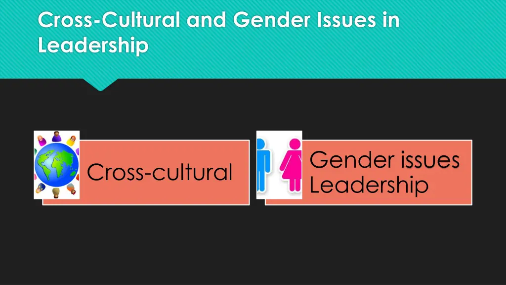 cross cultural and gender issues in leadership
