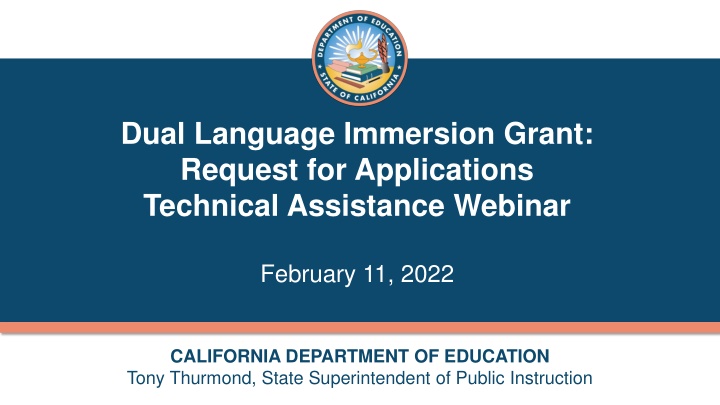 dual language immersion grant request