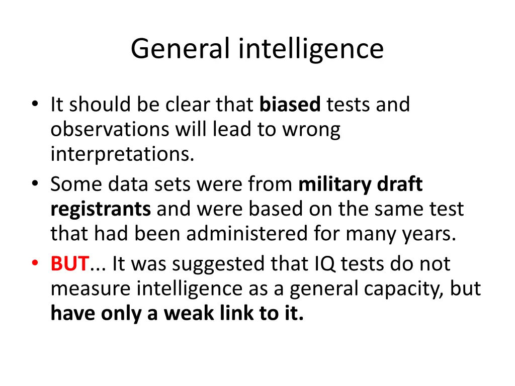 general intelligence 2