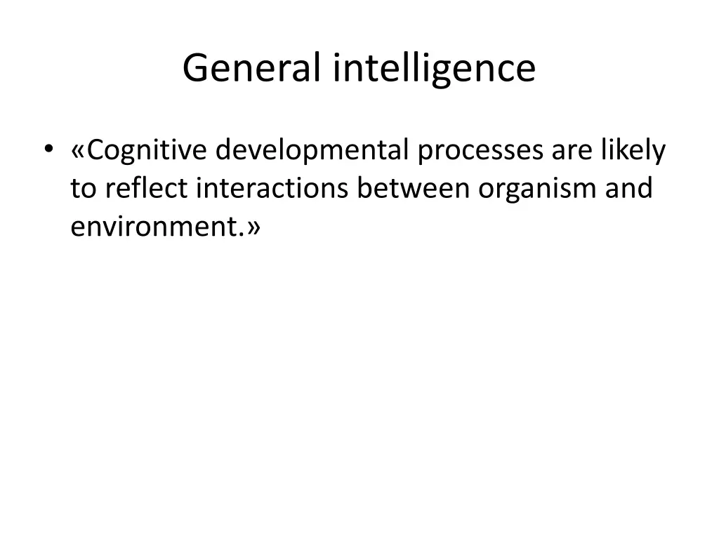 general intelligence 3