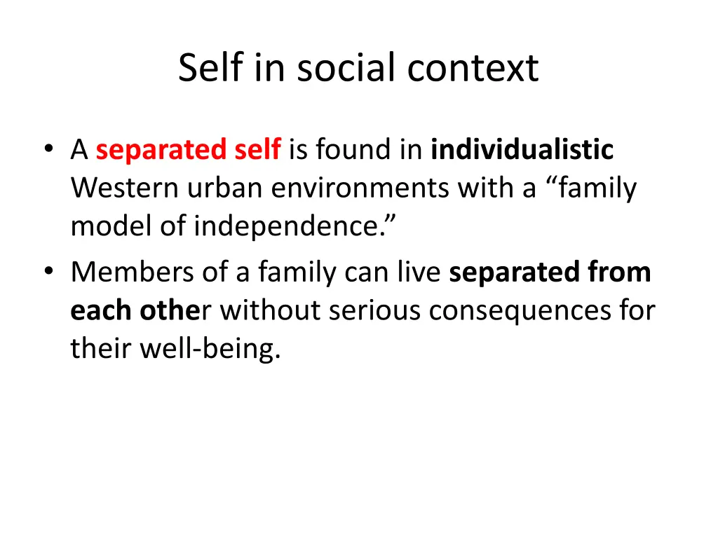self in social context 4