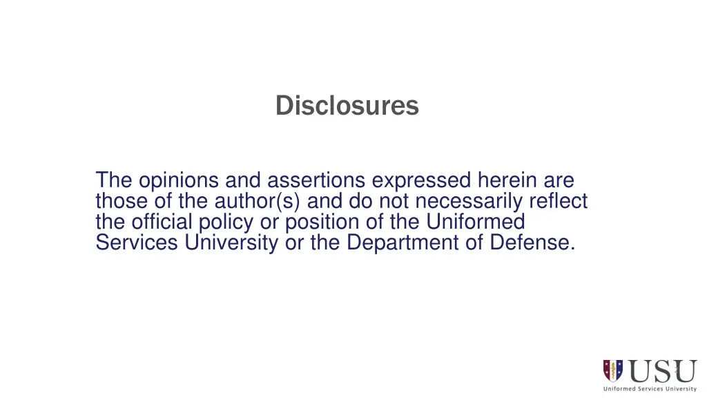 disclosures