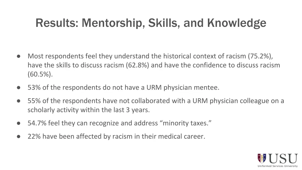 results mentorship skills and knowledge