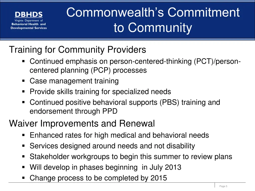 commonwealth s commitment to community 1